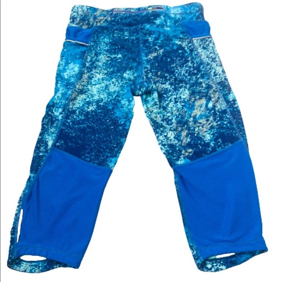Athleta Blue Celestial Capri Crop Leggings - Picture 4 of 9